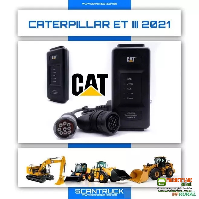 SCANNER CATERPILLAR ET ADAPTADOR CAT III MODELO 478