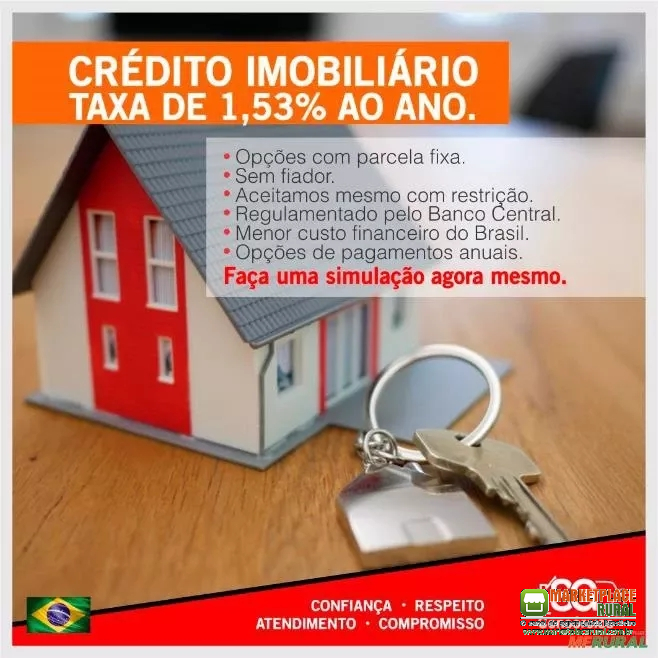 Crédito para imóvel no campo em todo território nacional!