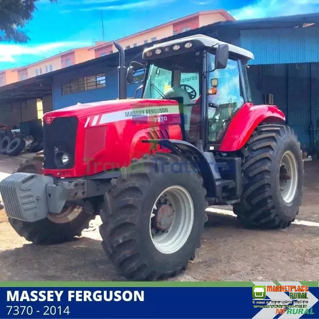 Trator Massey Ferguson 7370 4x4 ano 14