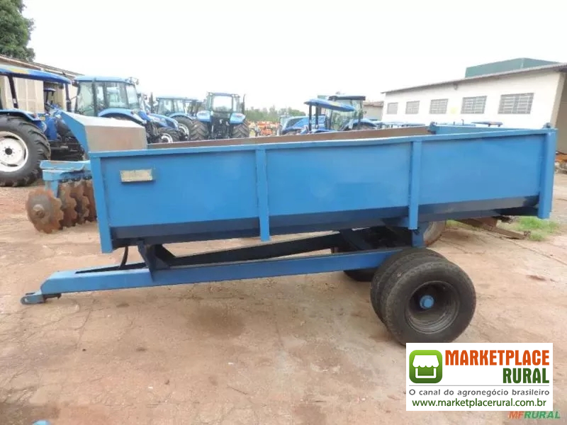 Carreta Agrícola Basculante - Marca FIDO - Cap. 3.500 Kg - 1998