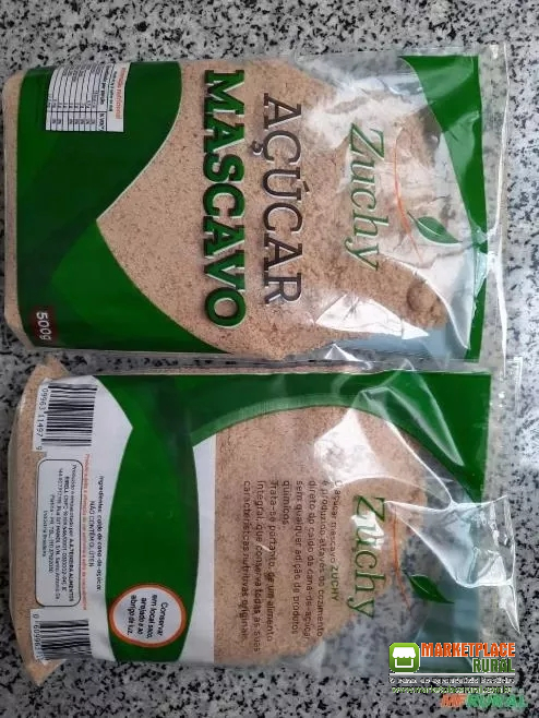 Açúcar Mascavo Empacotado 500 gramas