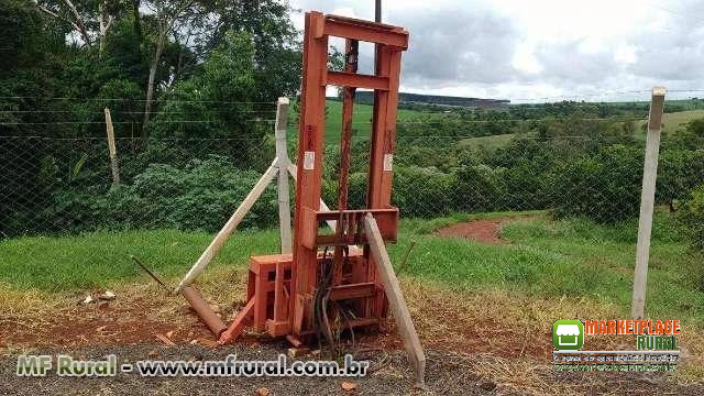 carregadeira e empilhadeira de fardos redondos agroforn
