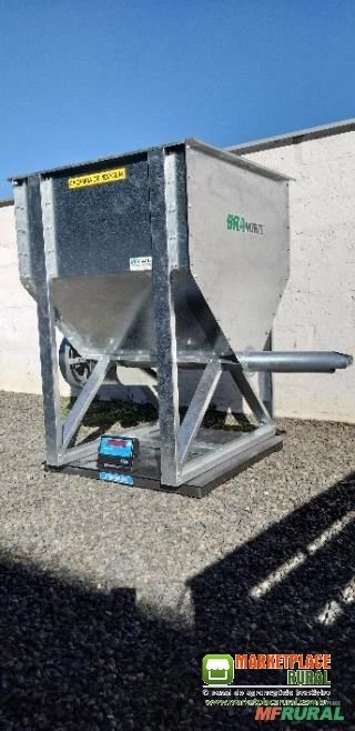 Caçamba de Pesagem 900 Litros - 500 kg
