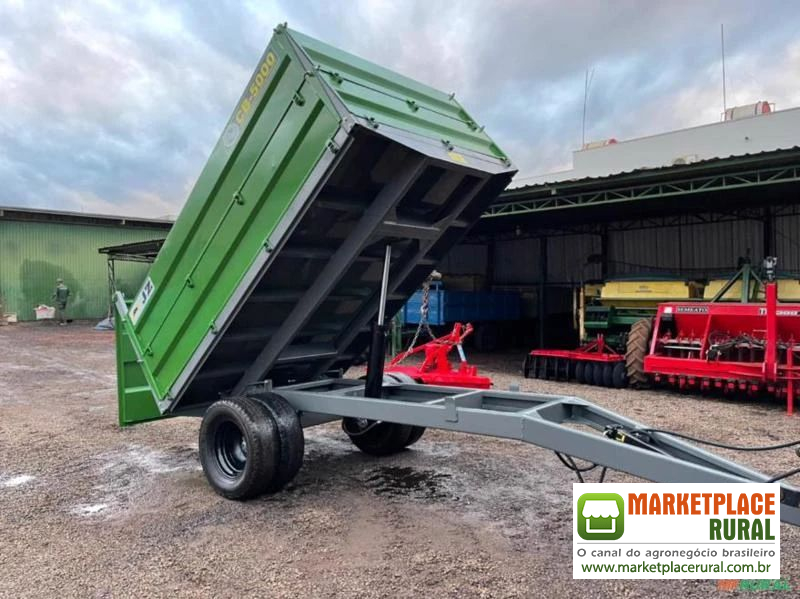 Carreta Agrícola Basculante JZ 5 ton