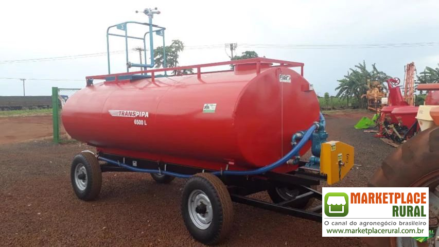 CARRETA TANQUE 6.500 LITROS NOVA PRONTA ENTREGA , COM BOMBA ANDRADE, KIT BOMBEIRO COMPLETO.