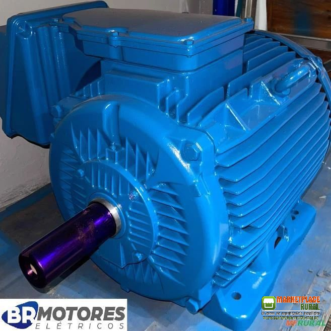 Motor WEG 75cv 890rpm 8 Pólos220/380/440v 60HZ