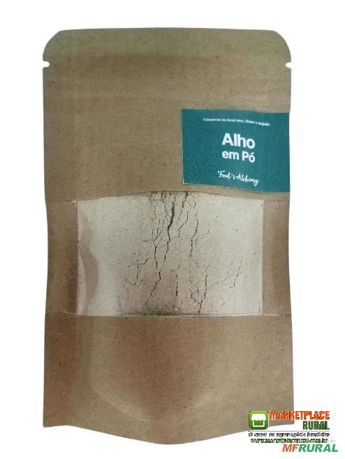 Alho em Pó 50g - Direto da Fábrica para Revenda, Terceirização ou Dropshipping - Food's Alchemy