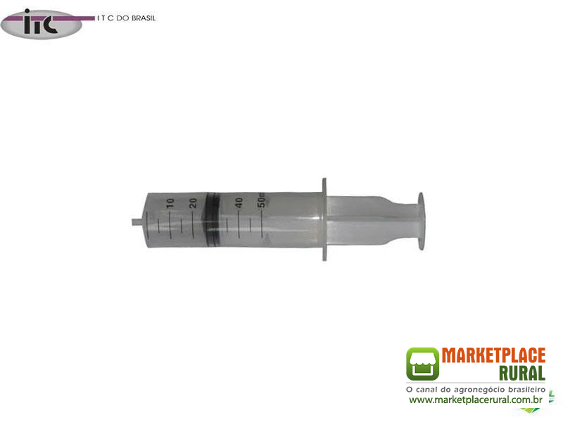 SERINGA DESCARTÁVEL 50ML COM AGULHA 40X12