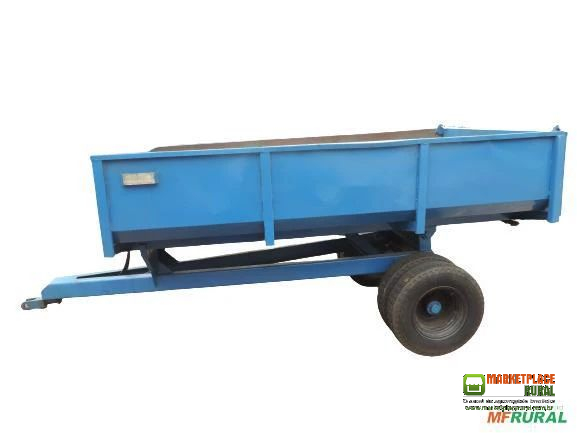 Carreta Agrícola Basculante - Marca FIDO - Cap. 3.500 Kg - 1998