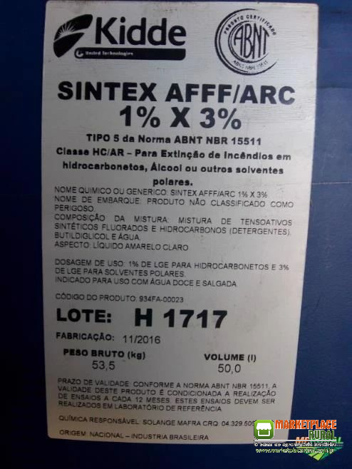 Líquido gerador de espuma 1-3%