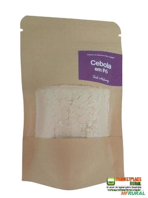 Cebola em Pó 50g - Direto da Fábrica para Revenda, Terceirização ou Dropshipping - Food's Alchemy