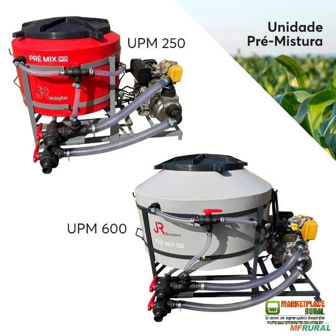 Unidade de Pré Mistura 600 com Moto Bomba - Misturador - Pré Mistura - Calda Pronta