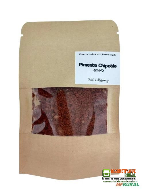 Pimenta Chipotle 30g Direto da Fábrica para Revenda, Terceirização ou Dropshipping Food's Alchemy
