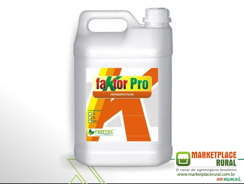 Fertilizante Foliar Potássio Simples em Suspensão Faktor Pro
