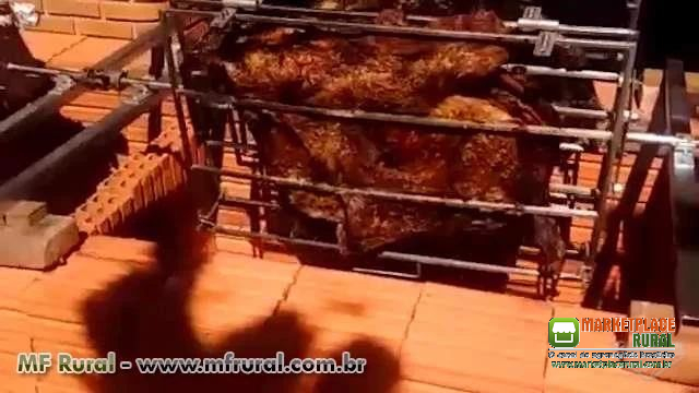 Grelha Dupla Para Costelão no Rolete