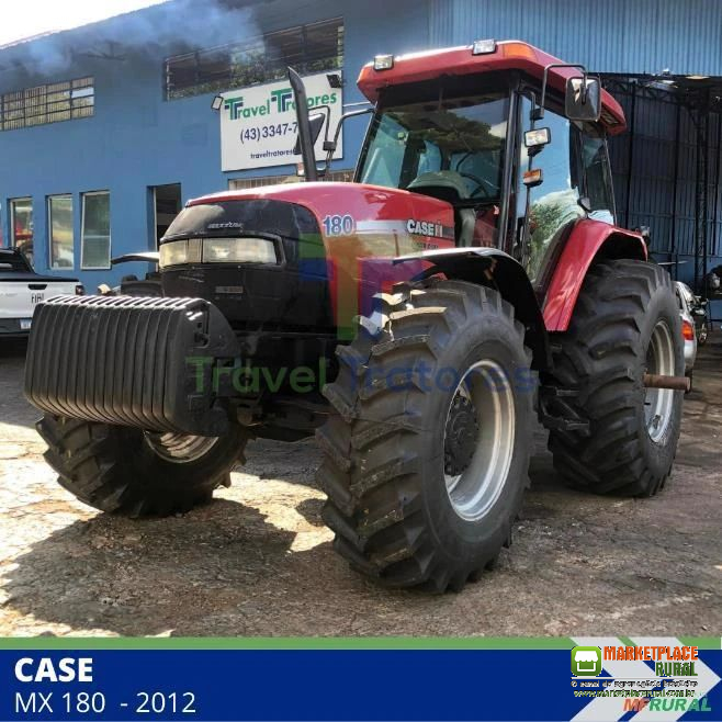 Trator Case MX 180 4x4 ano 12