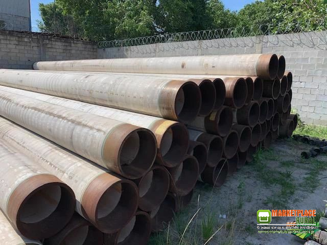 Tubos de Aço de 20 pol x 1 pol x 12 mts