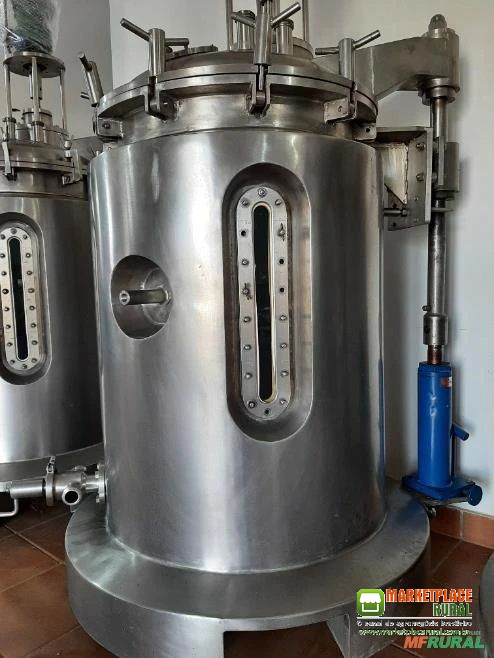 Reator inox 240 litros Piloto