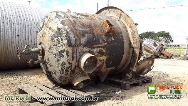 Reator em aço inox 1.5m3