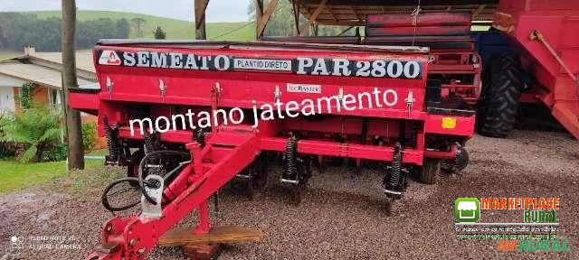 Plantadeira Semeato par 2800 só verão 7 linhas com monitor de plantio
