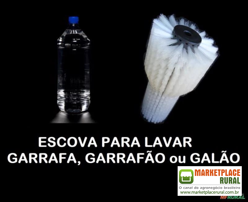 ESCOVA PARA LAVAR - GARRAFA, GARRAFÃO OU GALÃO DE ÁGUA