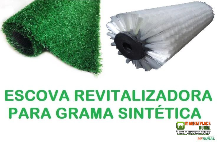 ESCOVA REVITALIZADORA PARA GRAMA SINTETICA