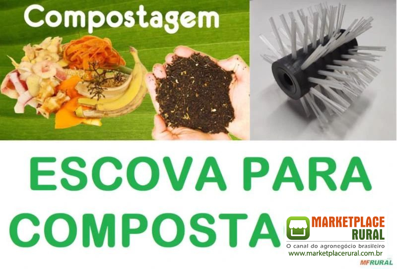 ESCOVA PARA MÁQUINA DE COMPOSTAGEM