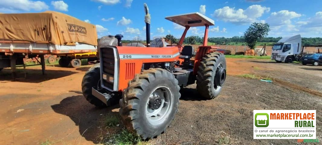Trator Massey Ferguson 296 4x4 ano 88