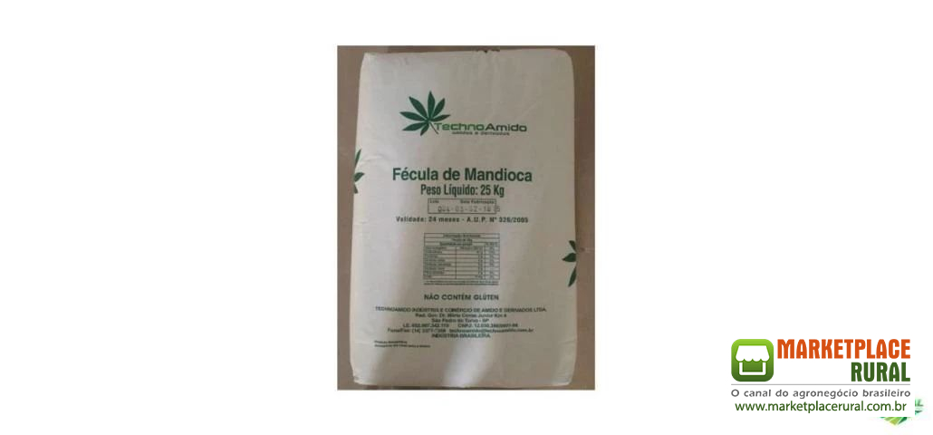 Amido de Milho e Fécula de Mandioca