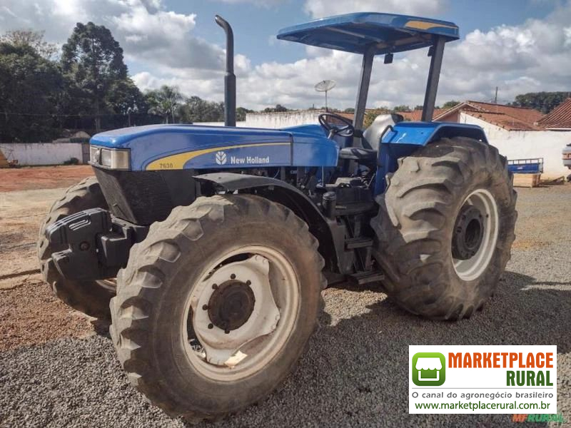 Trator New Holland 7630 4x4 ano 13