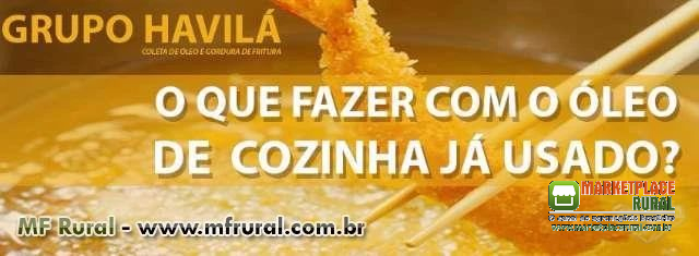 Coleta de óleo, compramos óleo de Frituras.