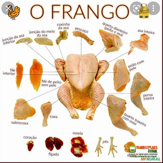 Cortes Boi e frango