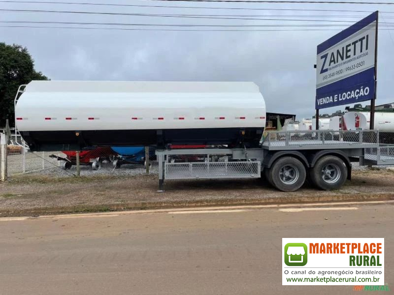 CARRETA TANQUE 23.000 LT + PLATAFORMA TRASEIRA