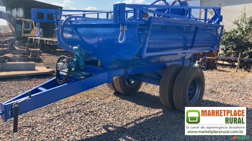 TANQUE UTILIZADO PARA PLANTIO DE EUCALIPTO E APLICAÇÃO DE GEL 5.000 LT