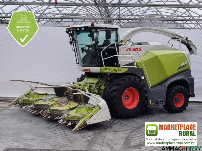 Forrageira Claas Jaguar 850 + Orbis 600