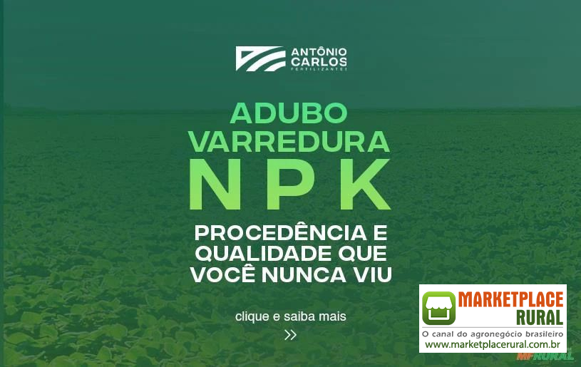ADUBO VARREDURA NPK