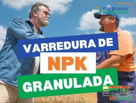 Varredura de NPK Granulada