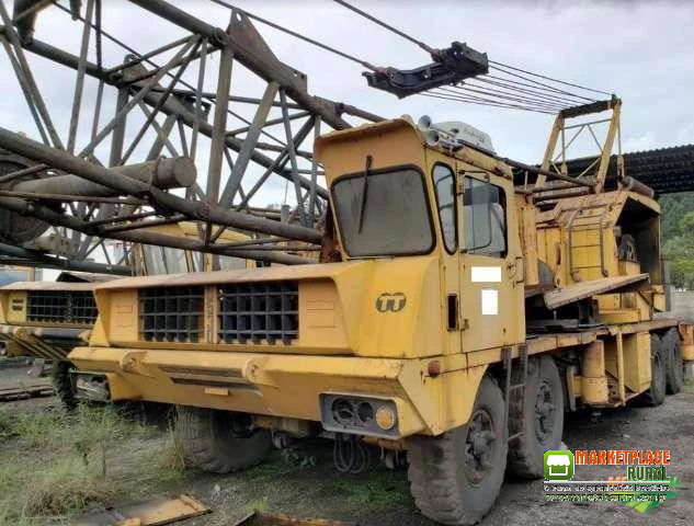GUINDASTE SOBRE RODAS AMERICAN MODELO GT5530 ANO 1982, CAPACIDADE PARA 75 TON, DE ÚNICO DONO!!!!