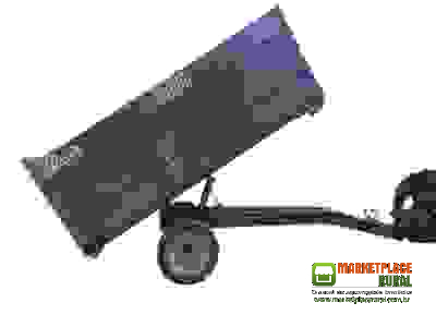 Carreta Agrícola Metálica Basculante 4 ton Rodado Simples 02 Pneus - Asus - LojALL