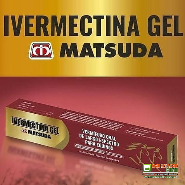 Ivermectina gel Matsuda- seringa de 6g (unidade)