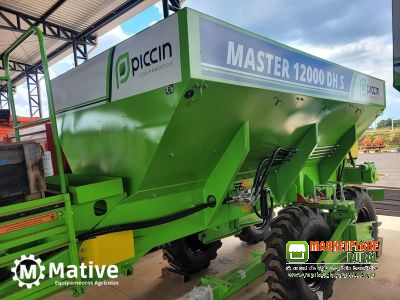 DISTRIBUIDOR DE ADUBO/CALCARIO MARCA PICCIN MODELO MASTER 12.000 DH-S ACION. HIDRAULICO