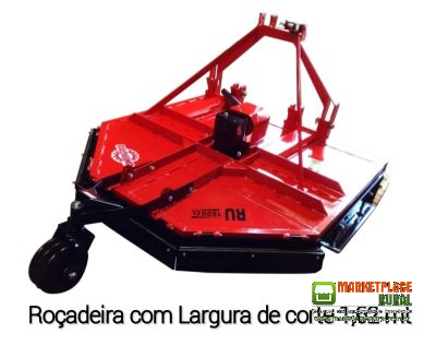 Roçadeira com 1,62 de corte