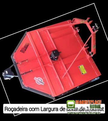 Roçadeira com 1,80 de corte