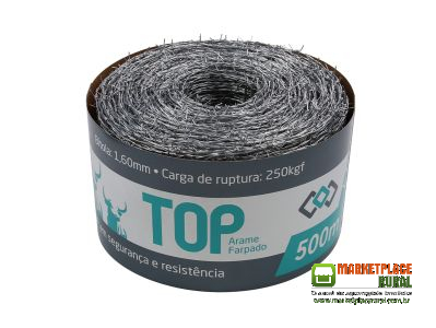 Arame Farpado Top 250 kgf - 250 m