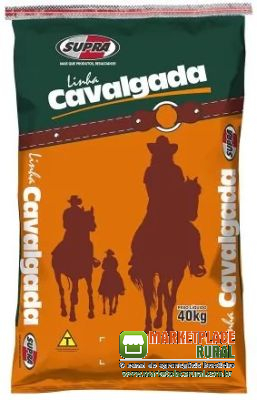 Ração Cavalgada 40kg Melaçada Para Equinos