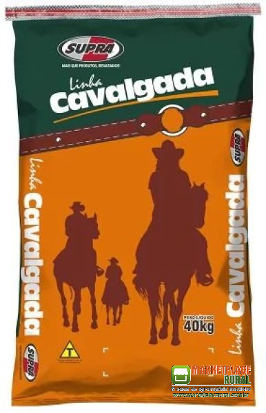Ração Cavalgada 40kg Melaçada Para Equinos