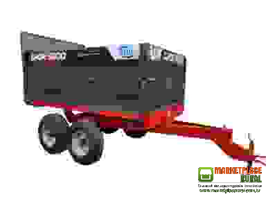 Carreta Agrícola Metálica Basculante 5 Ton/5,3 m³ Rodado Tandem com 4 Pneus - Asus - LojALL