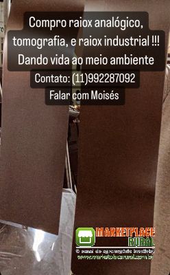 Compro chapas de Raiox