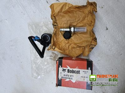 Bobcat bobina valvula solenoide bloqueio hidráulico nova 6672471
